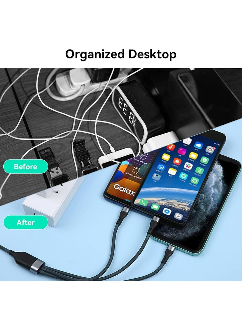 ProOne PCC280 USB to Micro USB, USB-C, Lightning Cable - Image 3